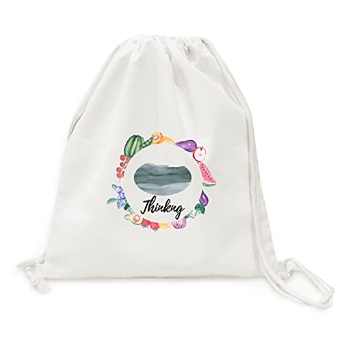 Sac en tissu pliable à sangle l'encre résumé profil des plantes pour courses écoresponsables