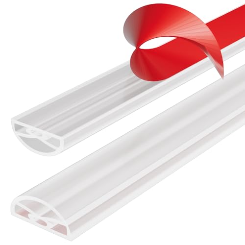39Inch New Shower Threshold Water Dam Barrier,Collapsible Self-Adhesive Silicone Shower Water Guard...