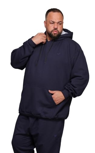 Conjunto Moletom Masculino Blusa Canguru e Calça Moletom Premium Plus Size (BR, Numérico, 54, Plus S