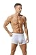 Hoerev Packung mit 4 Herren Super Soft and Comfortable Fiber Trunks Unterwäsche,4Weiß,XL