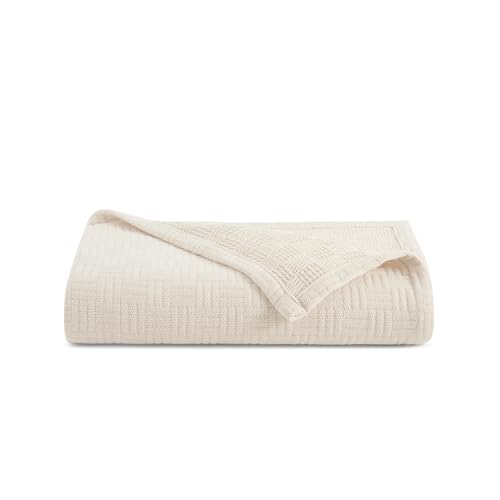 Arkwright Basket Weave Throw Blanket - 100%...