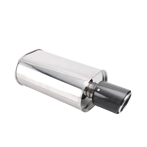 Silencieux d'échappement universel pour voiture en acier inoxydable 2.5 4 pouces ovale inox