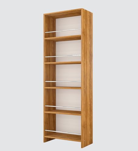 Image of SPECIALITY PANELS Kitchen Cabinet with 5 Open Shelves | Crockery Storage Cabinet | Space Organizer | Termites Resistance | Free Standing Wooden Cupboard for Kitchen Office Home | Plateau Apple