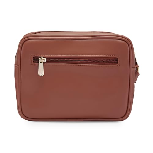 Image of Caprese Perline Sling Bag, Tan-Medium | Self Designed Handbag for Women | Adjustable Strap & Spacious Interiors | Perfect Ladies Purse for Carrying Everyday Essentials & Travel