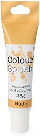 Colour Splash Food Colouring Gel, Edible Ingredients, Highly Concentrated, Easy to Use Squeezy Tubes, Transform Plain Cakes Into Bright, Eye-Catching Creations, Dark Brown 25 g