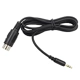 EASWEL 13 Pin DIN 3.5MM AUX Input Cable for Kenwood Icom Yaesu Acc Cable/Port