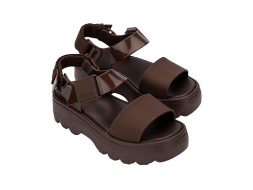 Image of Melissa Kick Off Platform Sandals for Women - Super Soft and Flexible Vegan Chunky Platform Sandal with Adjustable Straps and Open Toe Design