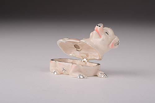 Keren Kopal Pig Trinket Box Decorated With Swarovski Crystals Unique Handmade Gift #TOP4