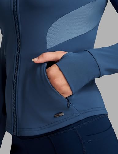 Image of FitsT4 Sports Womens Equestrian Riding Shirts Long Sleeve Fleece Lined Horse Full-Zip Winter Thermal Jackets