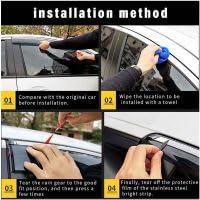 Deflectores de Viento para Mazda CX-5 MK2-KF 2017-2022+,Deflector de Lluvia, Sol, Viento para Ventana