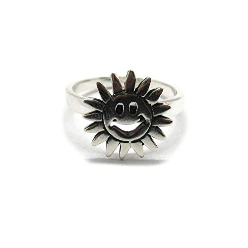 Bague en argent massif 925 Soleil Empress : fini les doigts verts avec ce bijou hypoallergénique