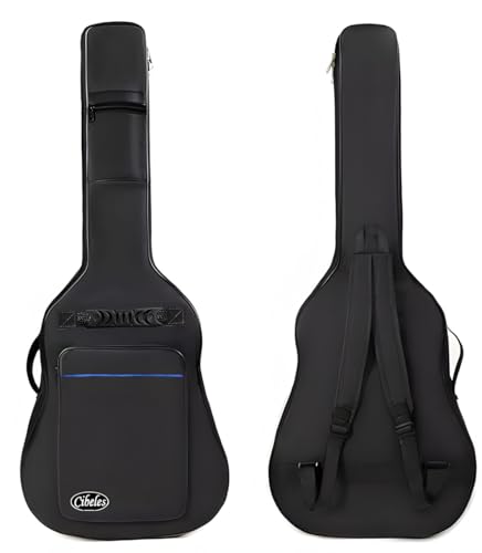 Fundas de Guitarra Española: Comparativa de Calidad, Precio y Diseño cibeles Funda para Guitarra clásica y Flamenca con Acolchado de 5mm, Marca