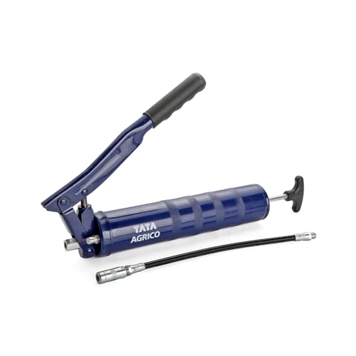 Image of TATA Agrico Manual Grease Gun 500g (GGN005 NEW) | Aluminium Die Cast Head with Extensions | Precision Fit Plunger and Heavy Follower Spring | Lubrication for Workshop and Maintenance | Pack of 1