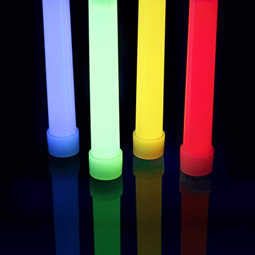 Bastões Neon de Luz Química para Emergências - Lightstick para Camping Mergulho - Glow Sticks Person