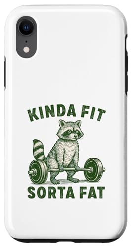 Kinda Fit Sorta Fat Raccoon EGCgteBO [NAEg W ObY X}zP[X iPhone XR p