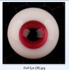 GEM 10mm Half Round Glass Eyes / BJD Doll Eyes / Custom-made Eyes Eyeball For Halloween