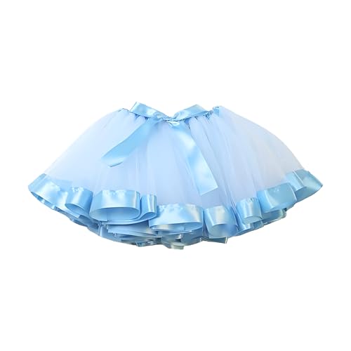 Birthday Girls Outfit T-Shirt Tutu Skirt Sets with Blue Ears Hair Clips Headband and Satin Sash…3