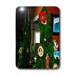 Interrupteur sapin de Noël Jésus Christ plaque de finition miroir 3dRose lsp_52611_1