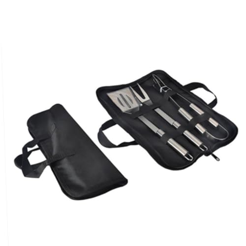 Set de 3 accesorios para parrilla en acero inoxidable miniatura 2