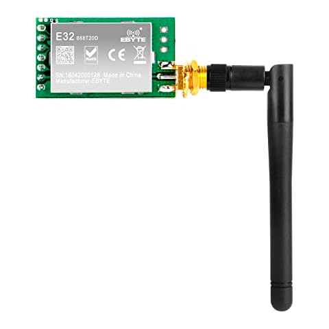 Gowoops SX1276 LoRa Radio Wireless 862~893MHz UART Serial Module Transmitter Receiver + 3dBi SMA Antenna, Compatible with Arduino STM32 51 Single Chip Microcomputer Cover