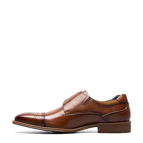 Stacy Adams Men's, Mathis Cap Toe Monk Strap4
