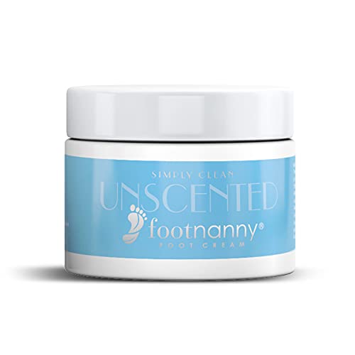 Footnanny - Mini Unscented Foot Cream - Soothes Cracked Heels and Dead Skin with an Old Fashion, Invigorating Formula, Travel Size, 2 ounces