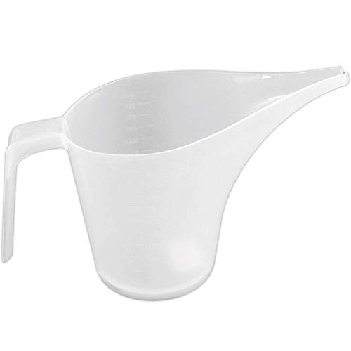Jarra plástica transparente de 1000 ml con pico vertedor miniatura 1