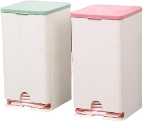 DRYYHEML(小さな店)2個セット! 省スペース 生理用品 トイレ 丈夫 収納ケース 収納 北欧 防湿 サニタリー 防水 サニタリー収納 収納ボックス 洗面所収納 収納 ナプキン 壁掛け収納 綿棒容器 サニタリー用品 小物入れ 家庭用 (ピンク1個×グ
