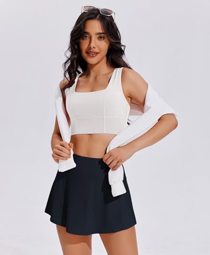 PINSPARK Womens Tennis Skirt