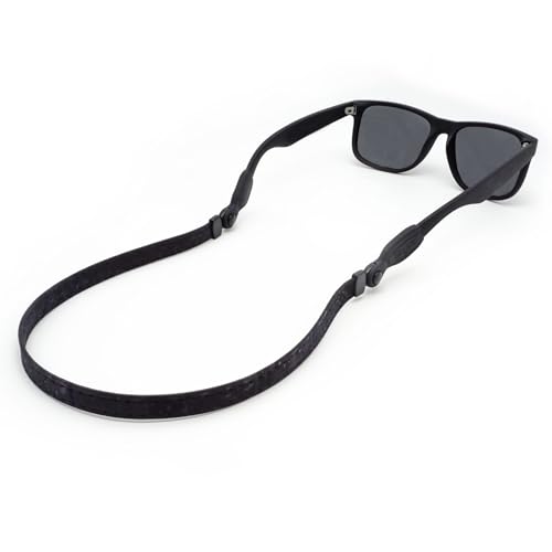 Image of SLINGERZ Premium Cork Leather Sunglass Strap | Comfortable & Stylish Glasses Straps & Eyeglass Chains | Fits All Eyewear