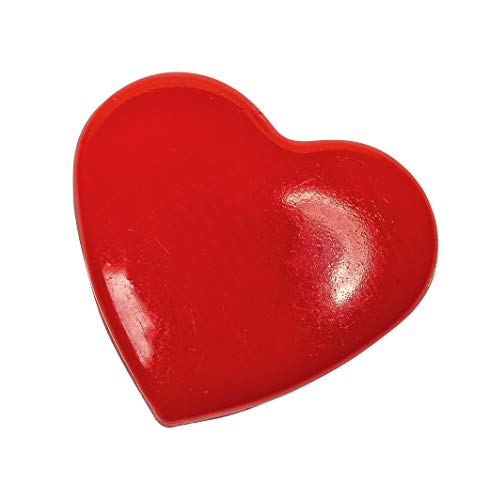 Steidl & Becker 30-502501 Snaps Druckknopf-Set, glänzend, Herzen 25-er Pack, B1 hellrot