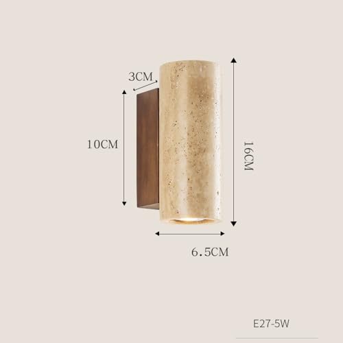 Lámpara de pared moderna de lujo con cilindro de mármol led pasillo 8