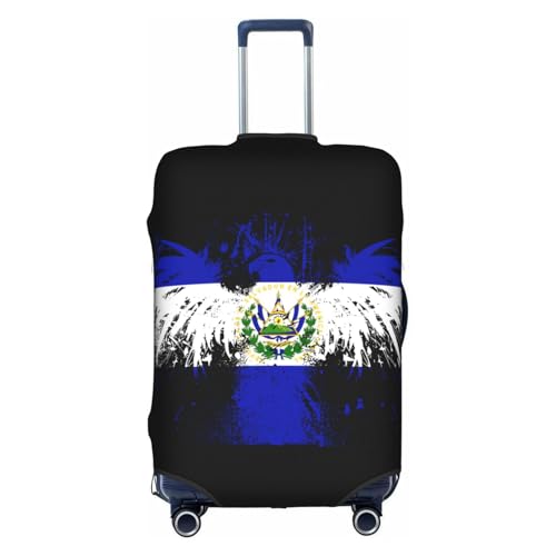 Travel Luggage Cover El Salvador Flag Fashion Washable Baggage Suitcase Protector Fit For Luggage Medium