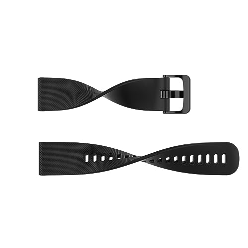 MYAYD Bracelet Compatible with Polar Ignite & Polar Unite, Universal 20 mm Watch Strap, Silicone Replacement Strap - Image 3