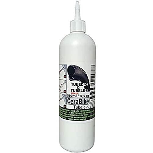 CeraBike TUBELESS Sellante Antipinchazos 530 ml. LARGA DURACION con Retardante de secado