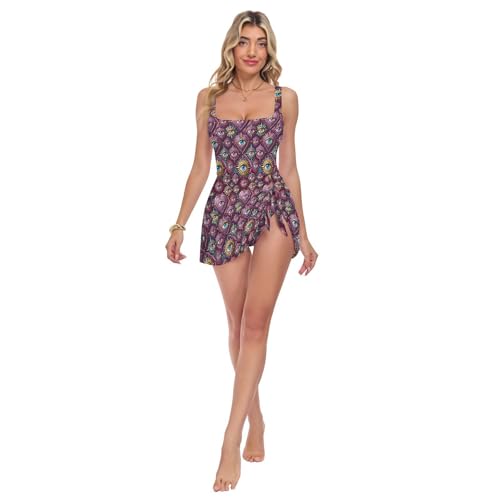 Maillot de bain une pièce réglable d'inspiration vintage et chic