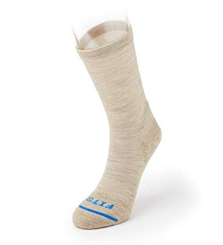 FITSLight Hiker, Merino Wool, Moisture-Wicking, Breathable, Odor Resistant, Mens Hiking Socks, Womens Hiking Socks