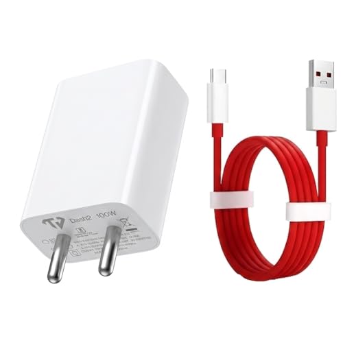 Image of CSODINCE 100W Fast Charger with USB-A to Type-C Cable | 9.1A Power Adapter Combo | Supports Warp, SuperVOOC, Dash Charging, Fast Charging | Compatible with OnePlus, Samsung, Android Type-C Devices