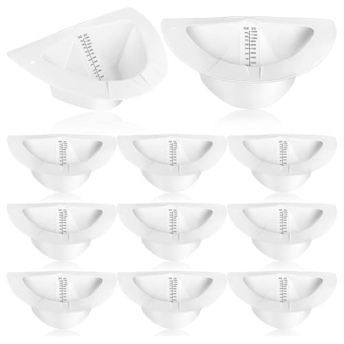 Chapeau de toilette 1200 ml idéal pour le suivi de grossesse à domicile | Lot de 10 gobelets