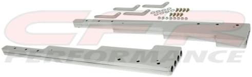 Smooth Polished Billet Aluminum Wire Loom Set - Compatible/Replacement for Chevy/Ford/Mopar