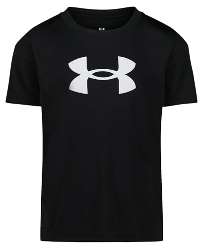 Image of Under Armour Boys Short Sleeve Logo Graphic T-Shirt, Lightweight & Breathable, Relaxed Fit