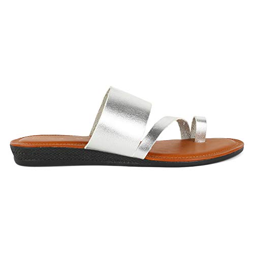 Image of Khadim's Flat Slip On Sandal for Women