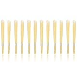 POPETPOP 12 Aromatherapie Stäbchen aus Bienenwachs mit Bergamotte Duft Praktische Ohrenkerzen zur Linderung von Ohrenschmalz und Anwendung Beim Schlafen