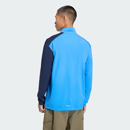 adidas Men's Terrex Multi Climacool Half Zip Long Sleeve, ray Blue, S – Ansicht 4