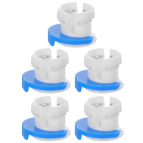 JECOMPRIS Printer Tube Clamp Clip Set Blue and White Including Quick Connector and Hotend Support for Printer Parts