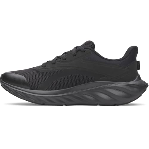 Under Armour Boys' Grade School Ascend Running Shoes, (002) Black/Black/Black, 6, US