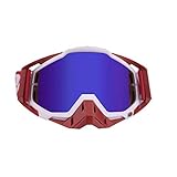 ✔ Las patillas anchas y muy elásticas tienen un diseño antideslizante y se pueden ajustar a cualquier tamaño de cabeza para evitar que las gafas se salgan de la cabeza. Se adapta perfectamente a tu rostro y te protege del agua, el viento y el polvo. Super dureza, mejor protección de los ojos.
