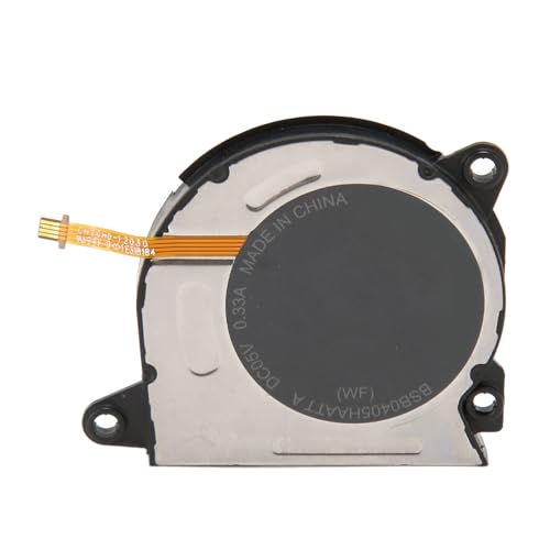 Tomantery Ventilador de Refrigeración de CPU de Aleación de Aluminio de Repuesto, Disipación de Calor Eficiente para Consola de Juegos, Ventilador Enfriador Duradero para Sesiones de Juego Extendidas