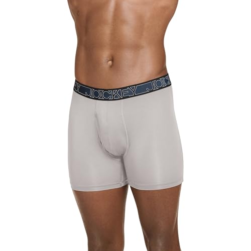 Jockey Men's Underwear Active Microfiber 5" Boxer Brief - 6 Pack2