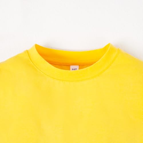Image of Magic Park 6M-14Y Baby Short Long Sleeve Tee Tops Toddler T-Shirt Kids Solid Color Shirts Boys Girls Casual Blouse